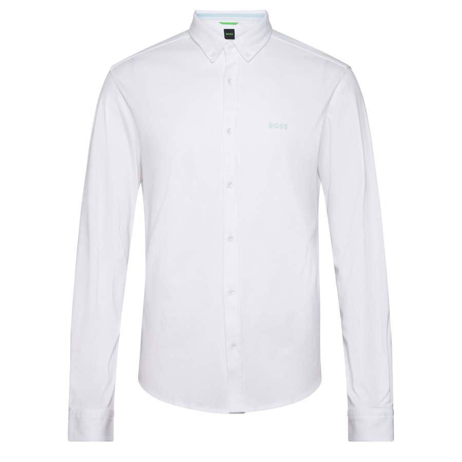 HUGO BOSS 【Zoomed ImageryPrevious Season】cotton long-sleeve shirt