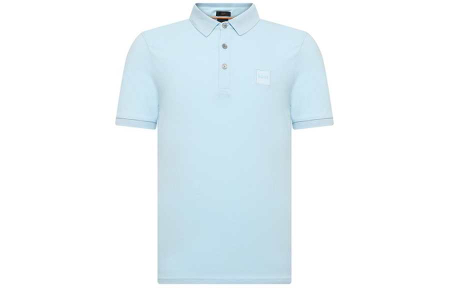 HUGO BOSS Polo Shirt Men's Light Blue