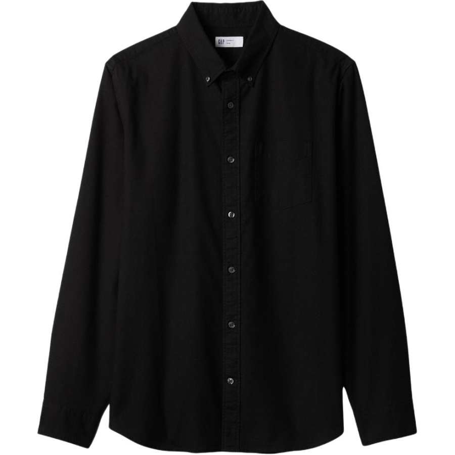 GAP GAP Shirts Men's Black Lapel Moderate Other