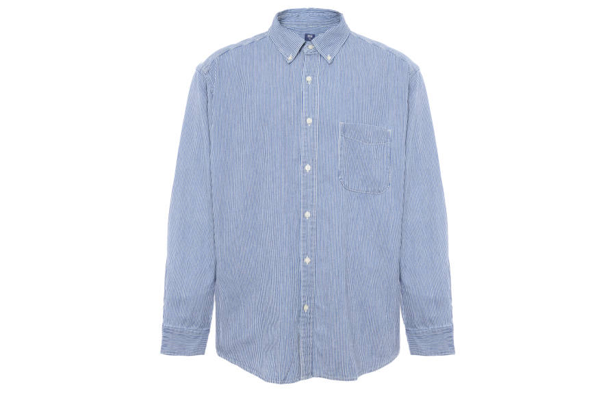 UNIQLO Shirts Men's Blue Moderate Other