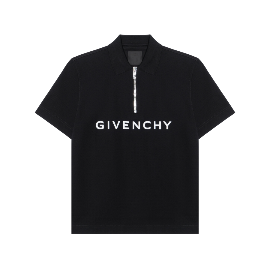 Givenchy Givenchy Logo Printed Collared Polo Shirt
