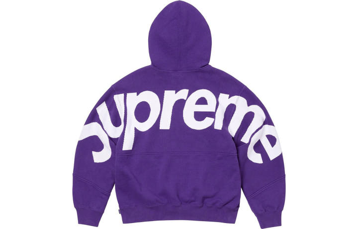 Supreme Supreme Big Logo Jacquard Hooded Sweatshirt