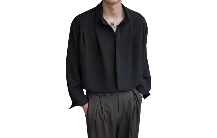 SJCE ZPZ Shirts Unisex Pointed Collar Moderate Shirt