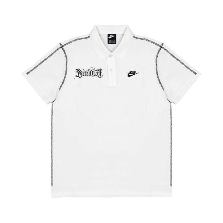 Nike Nike Polo Shirts Unisex White Polo Collar Moderate Straight Fit