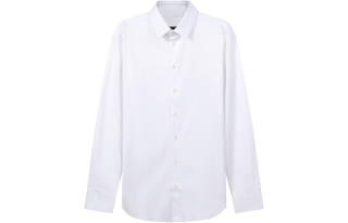 GIORGIO ARMANI Emporio Armani Plain knit Cotton Interlock Shirt
