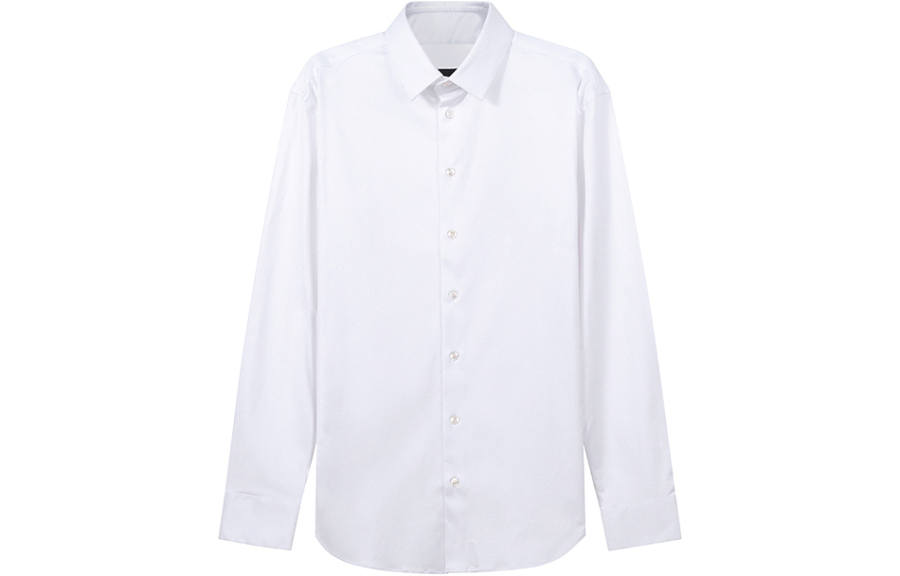 GIORGIO ARMANI Emporio Armani Plain knit Cotton Interlock Shirt