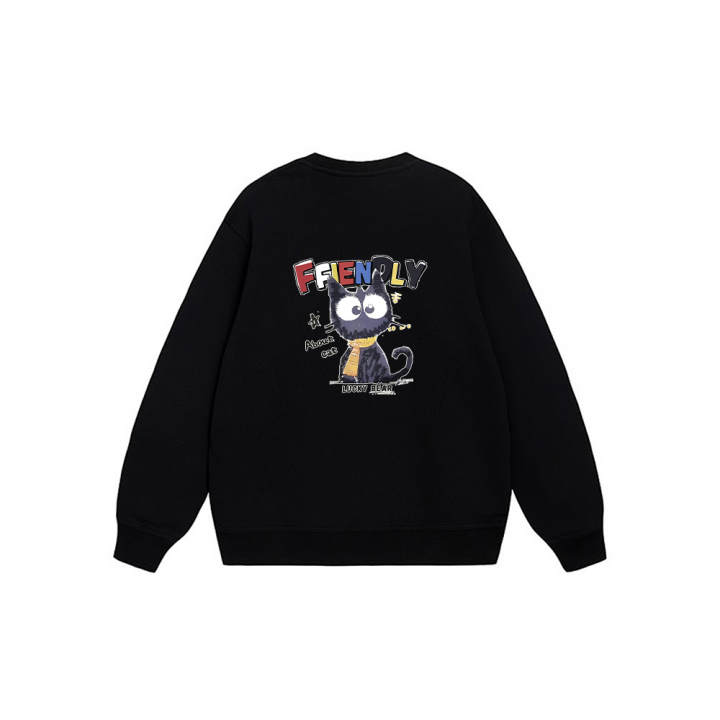 Nike Nike Sweatshirts Unisex Black Crew Neck Moderate Regular