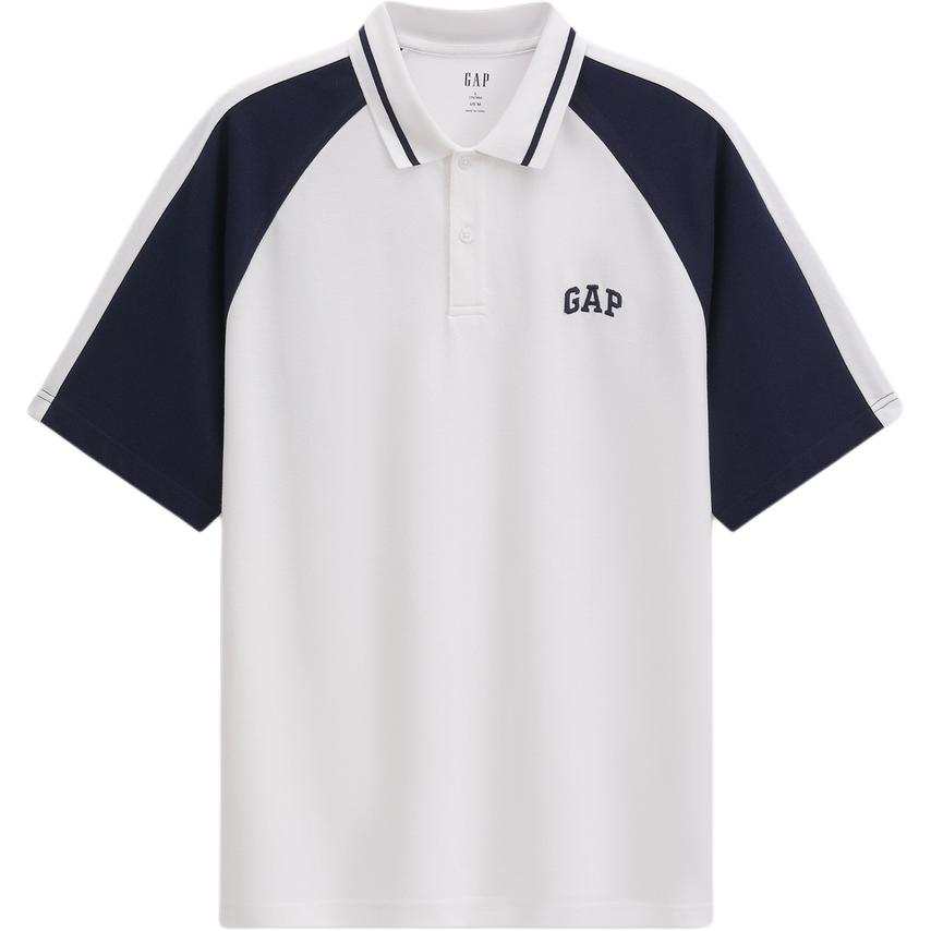GAP Polo Shirts Unisex White Polo Collar Moderate Other
