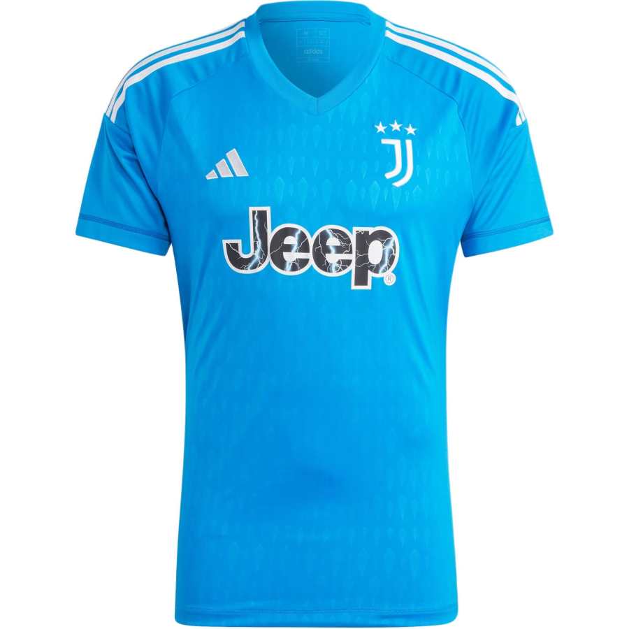 Adidas Adidas Juventus T Shirts Men's Blue V Neck Moderate