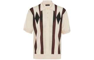 PRADA SS24 Polo Shirt Men's White