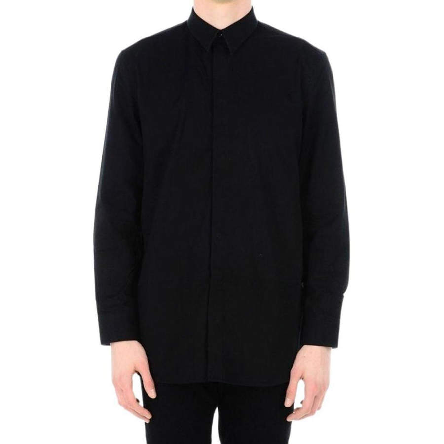 Givenchy Givenchy Shirts Men's Black Lapel Moderate Other