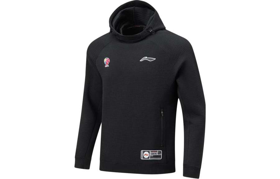 Li-Ning Li Ning CBA Professional Basketball Collection Sweatshirt Men's Black