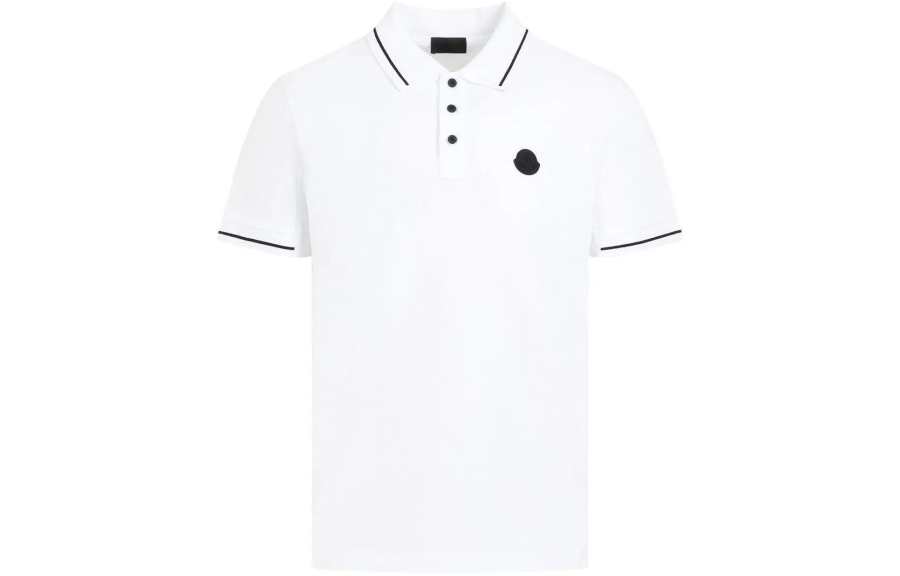 Moncler Moncler Logo Patch Short Sleeved Polo Shirt
