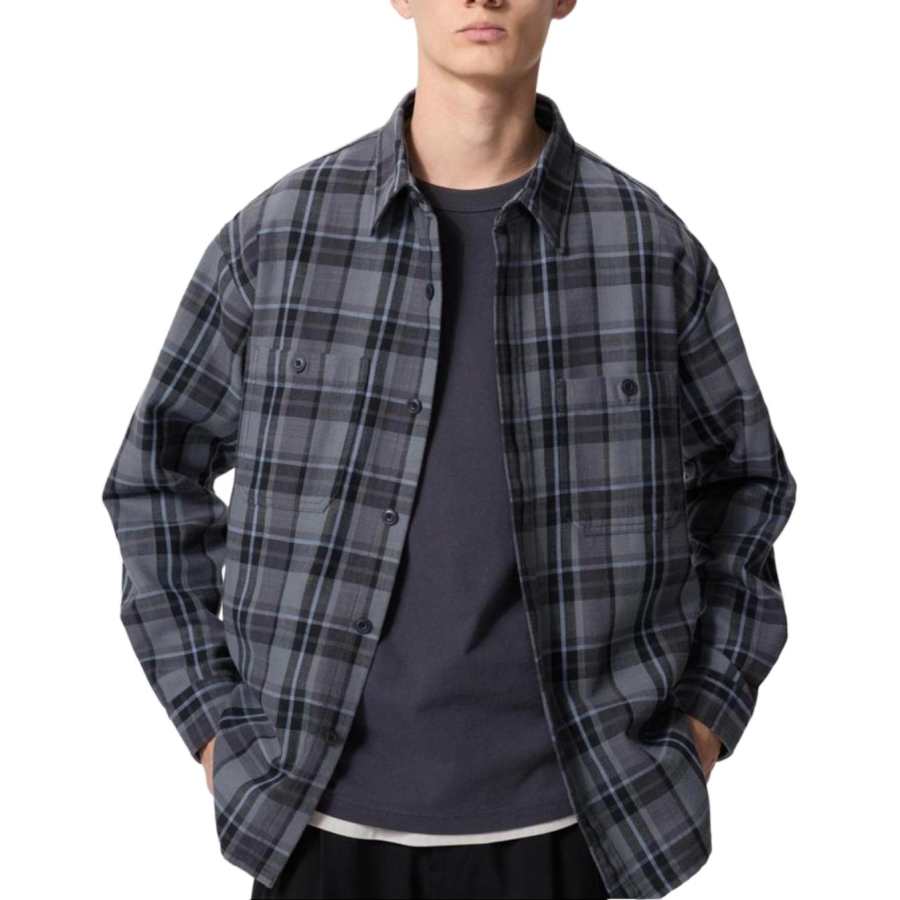 UNIQLO Shirt Unisex Asphalt Gray