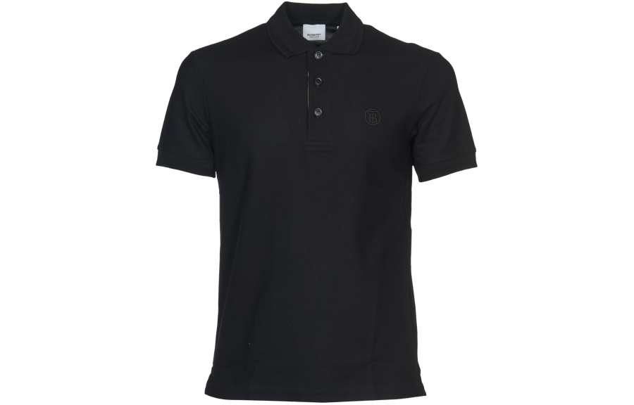 Burberry SS24 Polo Shirt Men's Black