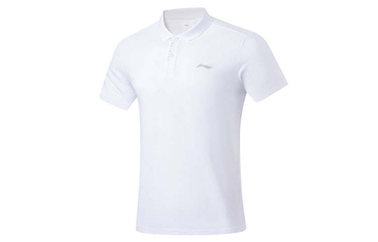 Li-Ning Li Ning Fitness Series Polo Shirt Men's White