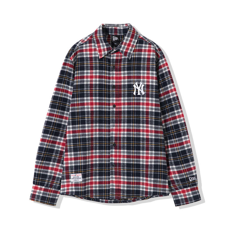 New Era Shirts Unisex Purple Lapel Moderate Workwear