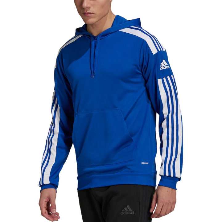 Adidas Adidas Clothing Sweatshirts Men's Blue Hooded Moderate