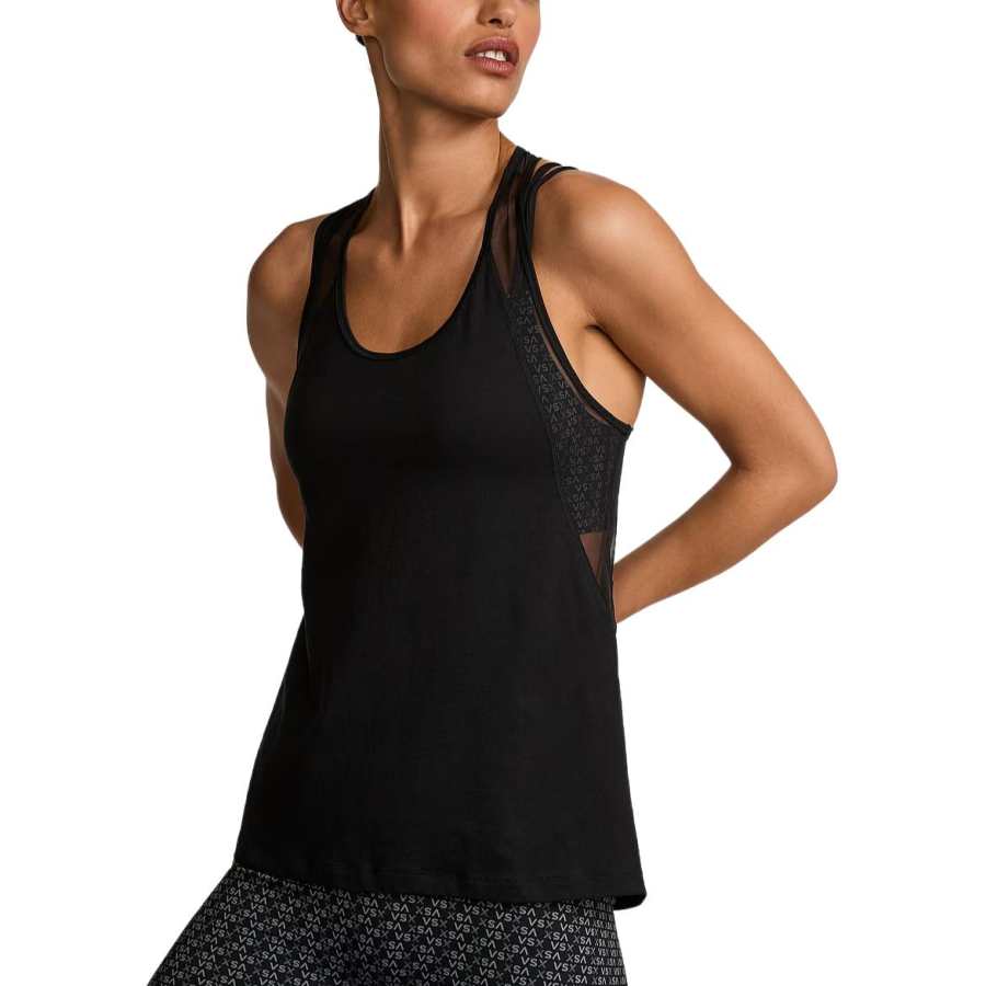 Victoria's Secret Tank Top Women's Black