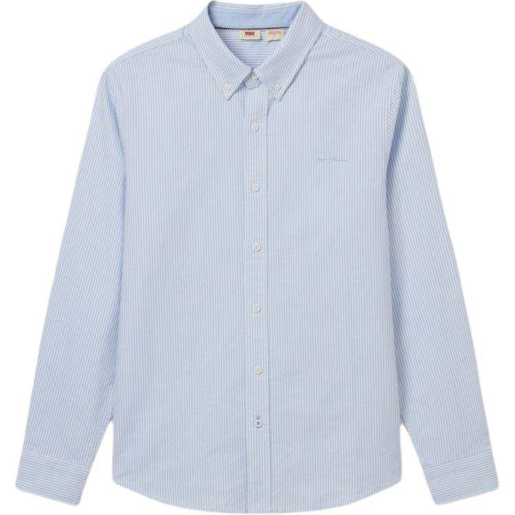Levis Levis Shirts Men's Blue Lapel Moderate