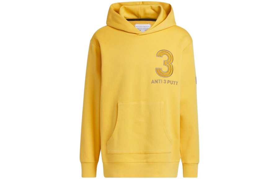 Adidas Adidas Sweatshirts Men's Yellow Hooded Moderate Regular