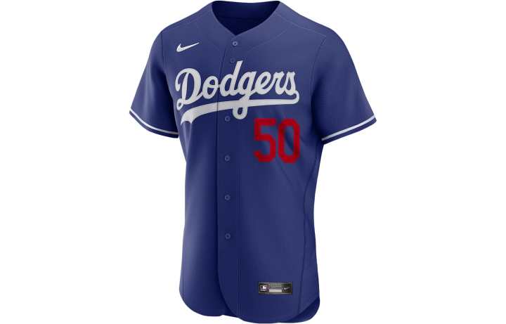 Nike Nike Shohei Ohtani Los Angeles Dodgers Men's Nike Dri FIT Adv Mlb Elite Jersey