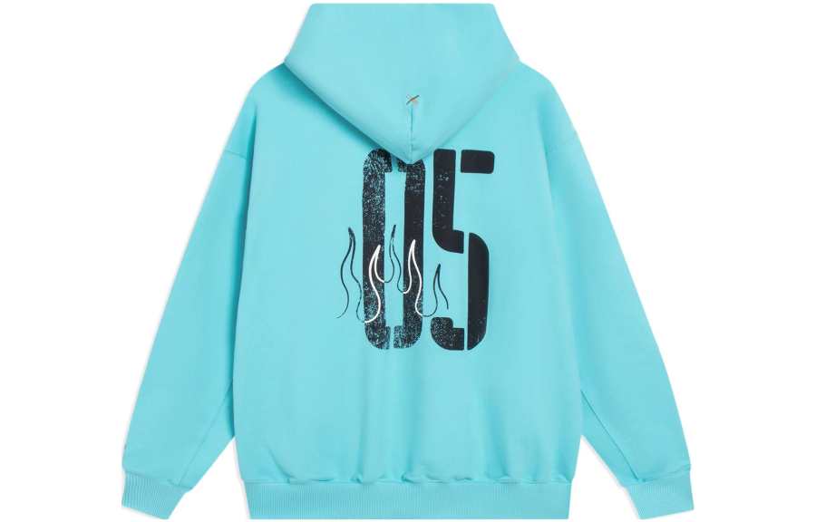 Li-Ning Li Ning Badfive Only Chu Has Talent Sweatshirt Unisex Light Stone Cyan