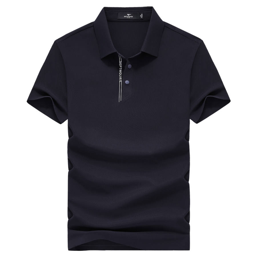 SEPTWOLVES Polo Shirts Unisex Polo Collar Moderate Straight Fit