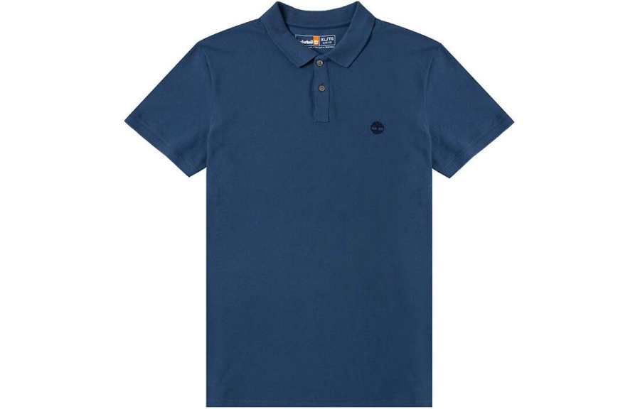 Timberland Polo Shirt Men's Marine Blue