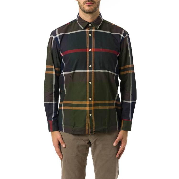BARBOUR Renford Oversized Long Sleeved Tartan Shirt