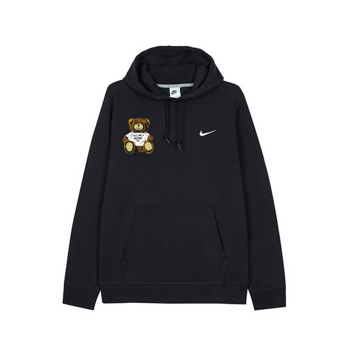 Nike Nike Sweatshirts Men's Black Hooded Moderate Regular