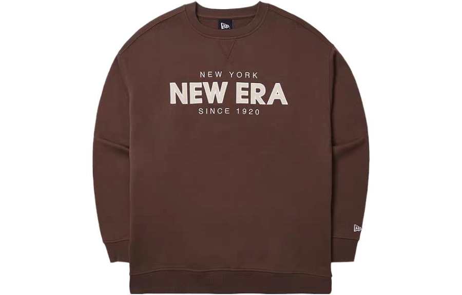 New Era FW23 Sweatshirt Unisex Brown