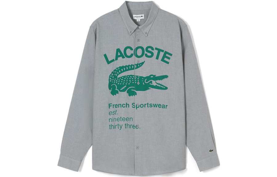 LACOSTE LACOSTE Shirts Men's Pointed Collar Moderate Shirt