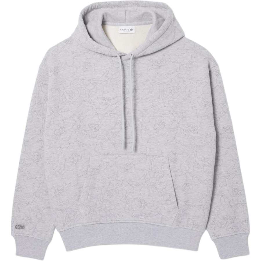 LACOSTE Sweatshirts Men's Gray Hooded Moderate