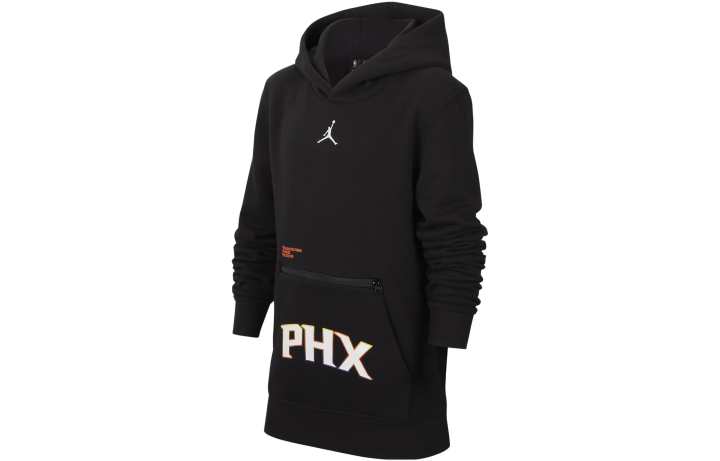 Jordan Jordan Phoenix Suns Courtside Statement Edition Big Kids' Jordan Nba Fleece Pullover Hoodie