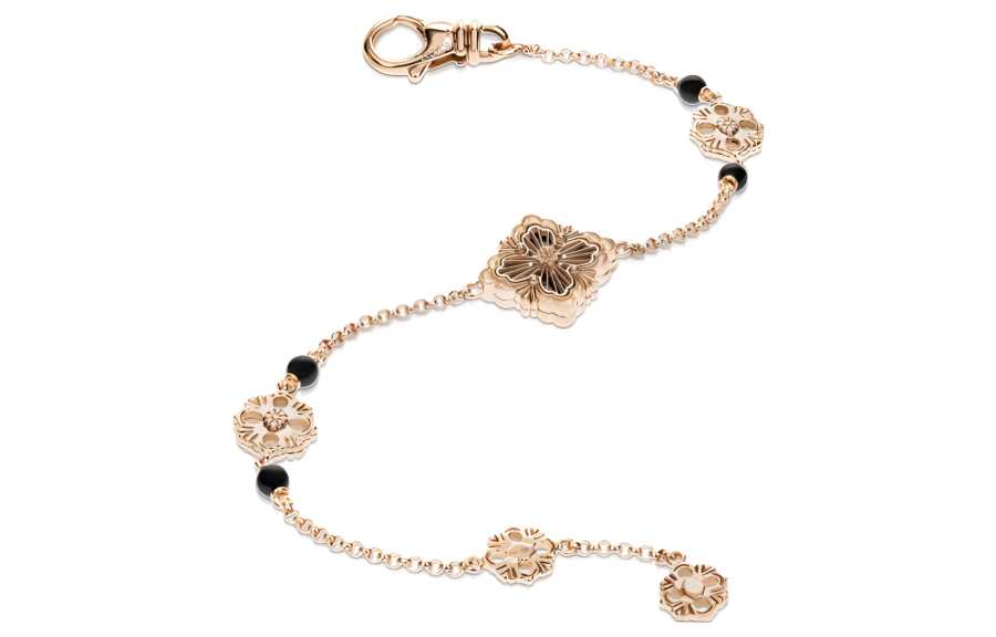 BUCCELLATI BUCCELLATI 18K Rose Gold Agate Bracelets Women's