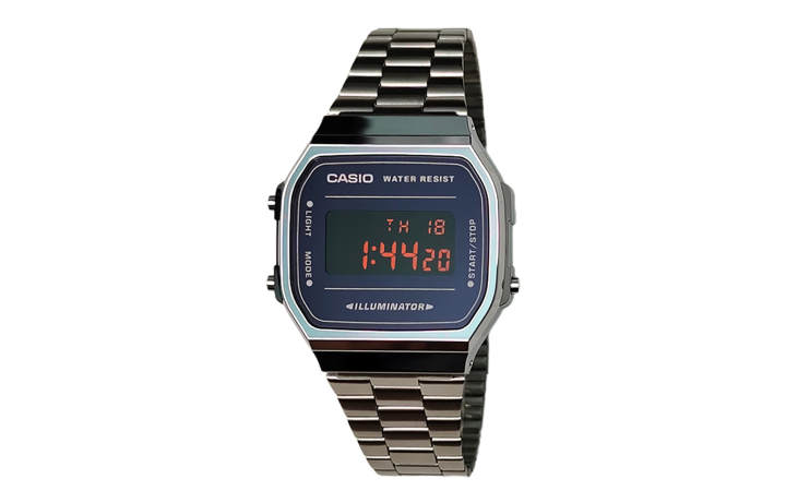 CASIO CASIO Custom Collection Quartz Movement Stainless Steel Strap Watch Men's Watches Black Dial