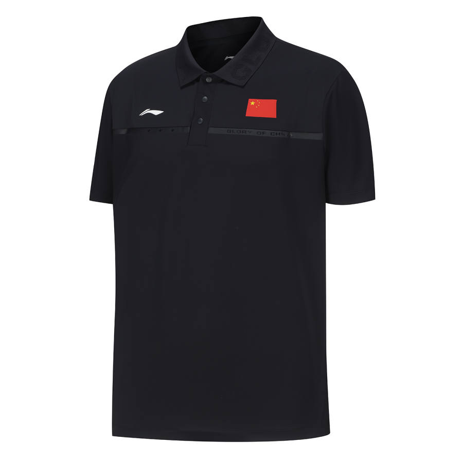 Li-Ning Li Ning Polo Shirts Unisex Polo Collar Moderate Straight Fit
