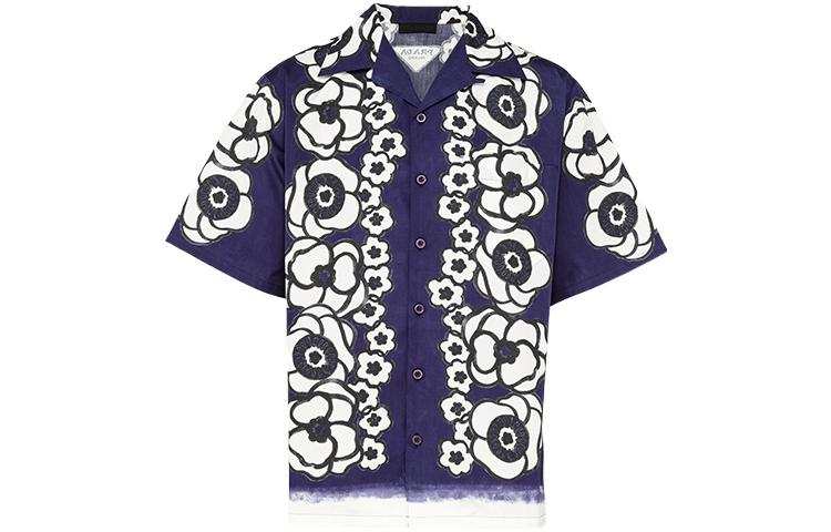 PRADA 【Previous Season】floral-print bowling shirt