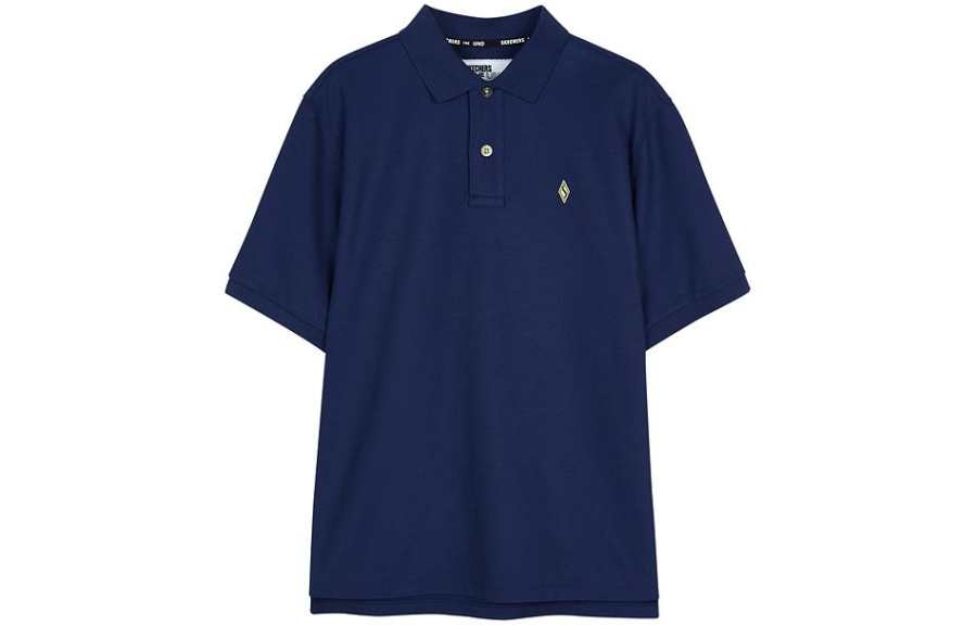 Skechers Polo Shirt Men's Medieval Blue