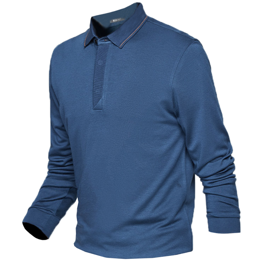 Hodo Polo Shirts Men's Polo Collar Moderate Straight Fit