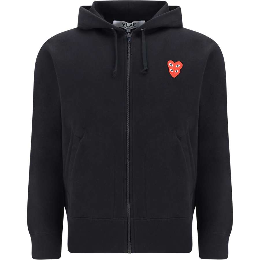 CDG Play CDG Play Sweatshirt Jacket Men's Black