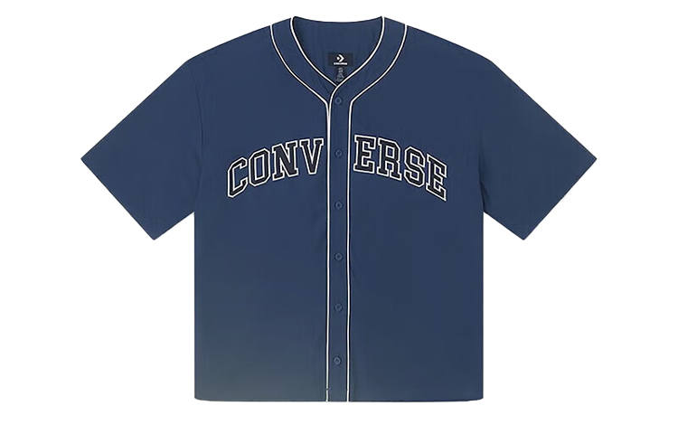 Converse Converse Shirts Men's Blue Crew Neck Moderate Other