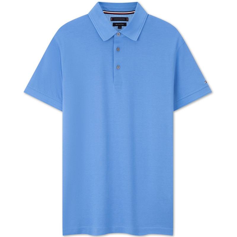 Tommy Hilfiger logo-embroidered piqué polo shirt