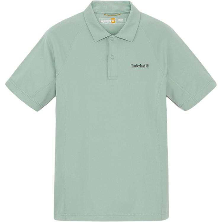 Timberland Polo Shirt Men's Embossed Green