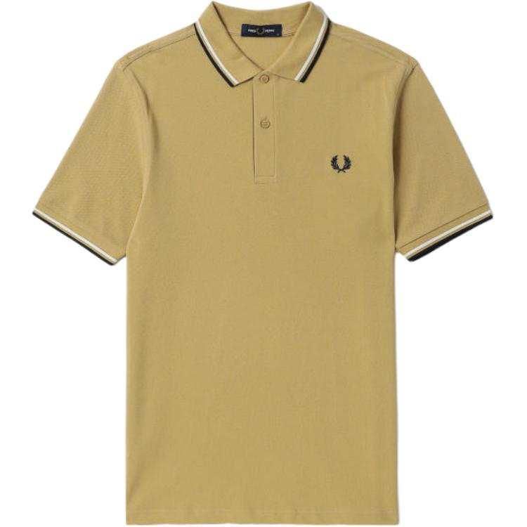 FRED PERRY Polo Shirt Men's Mustard Yellow