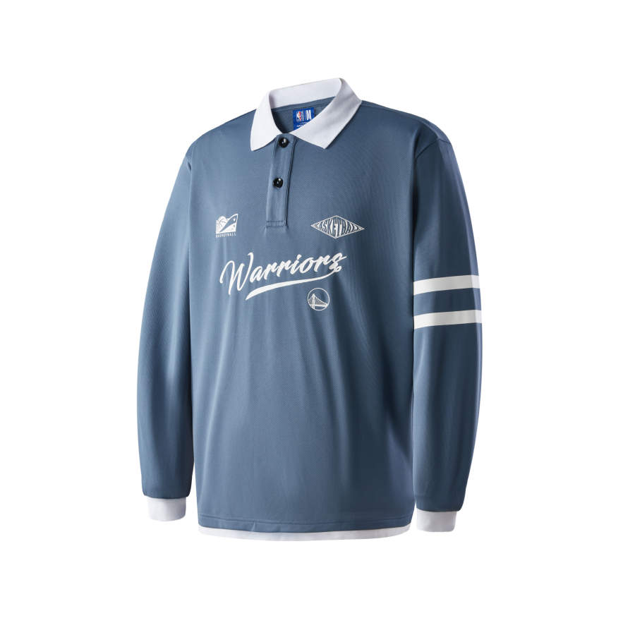 NBA NBA Polo Shirt Unisex Gray Blue