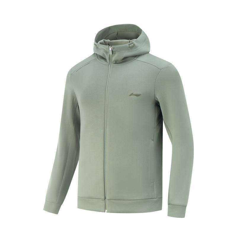 Li-Ning Li Ning Fitness Series Sweatshirt Men's Flower Gray Mesh Leaf Green