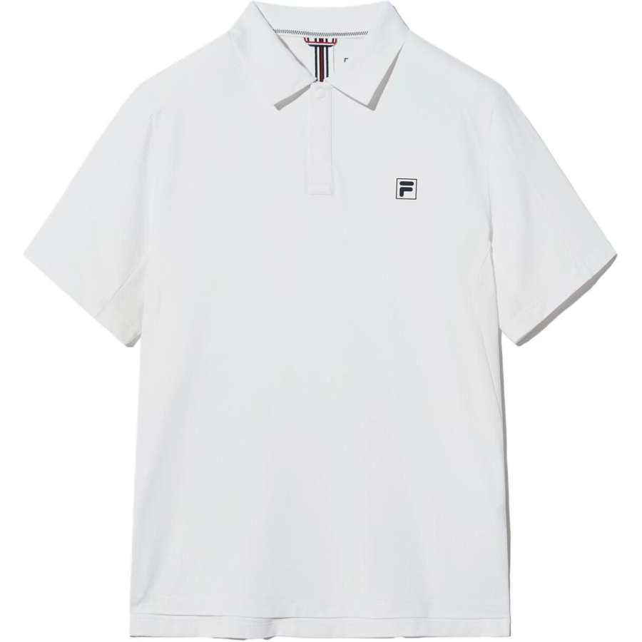 FILA Polo Shirts Men's White Polo Collar Thin Other