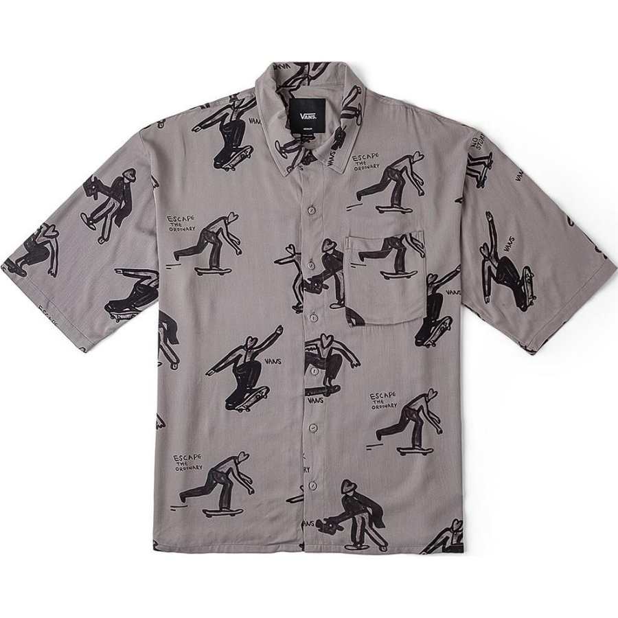Vans x ASIA ARTIST COLLECTION SS24 Shirt Unisex Gray